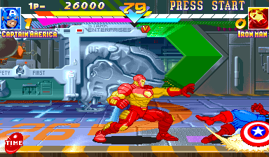 Marvel Super Heroes screenshot 5 for Sega Saturn